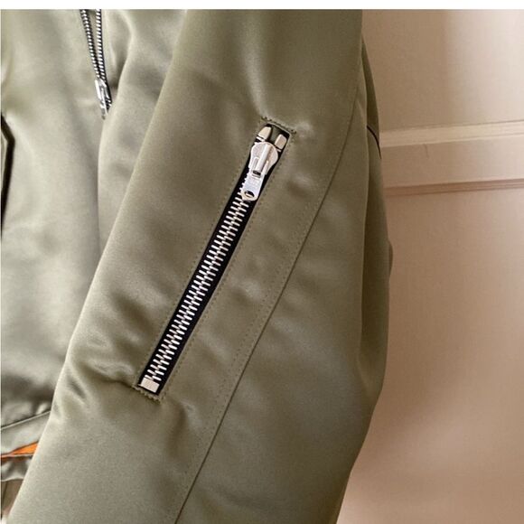 Fear Of God bomber jacket size M‎ sage/orange NWOT - Picture 6 of 11